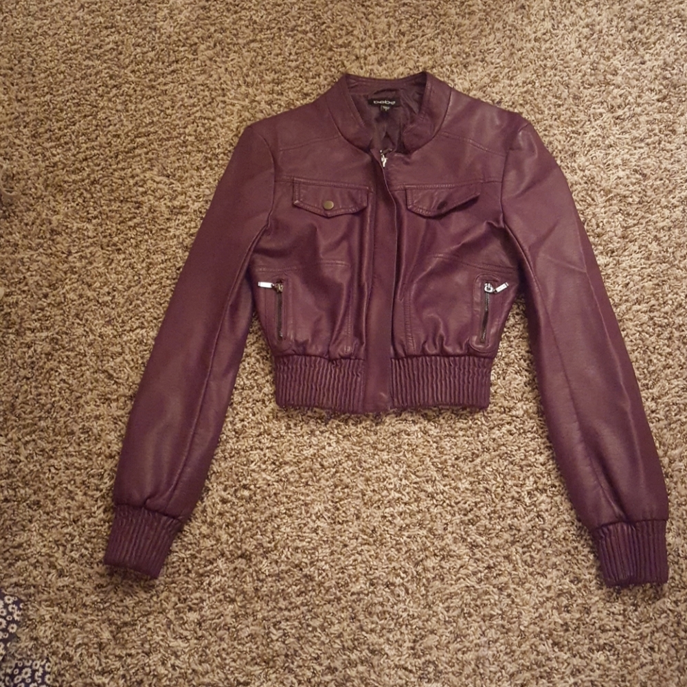 Bebe small purple jacket
